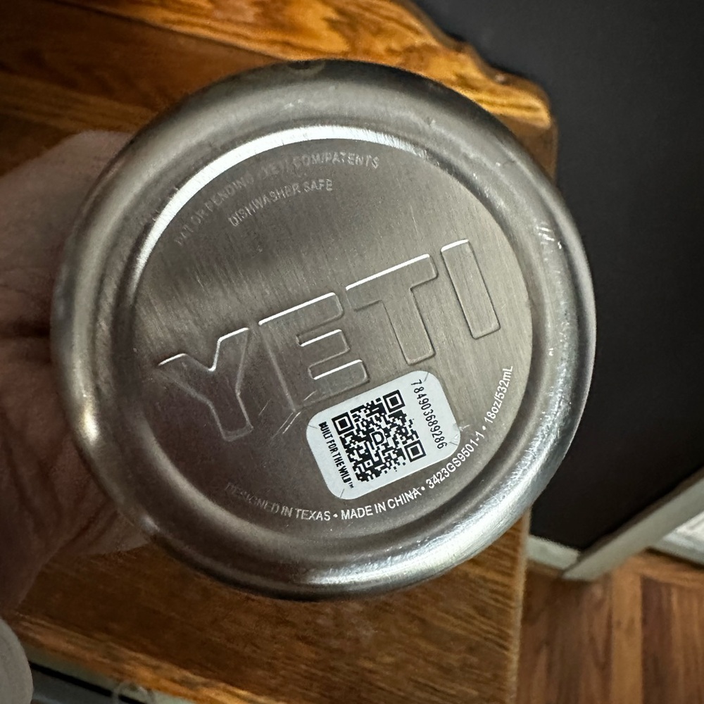 Yeti Stainless Steel Bottle in Silver - Picture 3 of 3